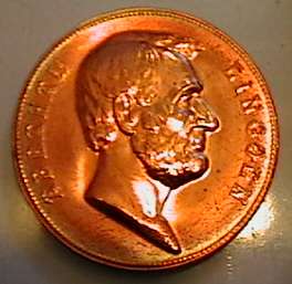 Abraham Lincoln Bronze US MINT Medal 16th President  
