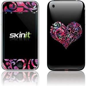    Black Swirly Heart skin for Apple iPhone 3G / 3GS Electronics
