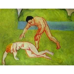   Oil Reproduction   Henri Matisse   32 x 24 inches   Satyr and Nymph