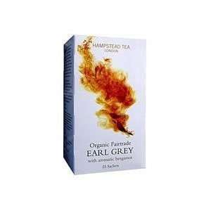 Hampstead Tea Teabags Organic Fair Trade Earl Grey Tea   Sachets 25 