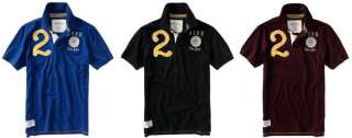 Aeropostale men Athletic #2 Rugby JERSEY POLO T shirt XS,S,M,L,XL,2XL 