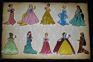 Disney Princess Designer Doll Dress Pin Set LE150 Pins  