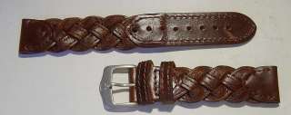 SWISS ARMY/WENGER Brown Weave Strap in Box Free Ship  