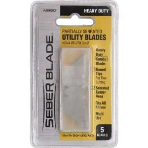 Utility Blade, T10, Serrated 5 Pack 