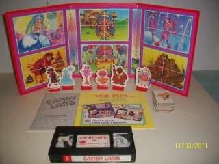 UP FOR BID OR SALE IN THIS LISTING IS A VINTAGE CANDY LAND ~ VCR BOARD 