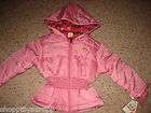   girls RALPH LAUREN pink puffer down jacket coat size 3 3T NEW  