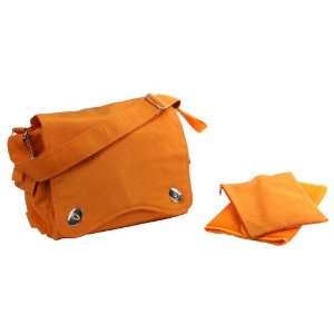  Messenger Diaper Bag in Pumpkin Baby