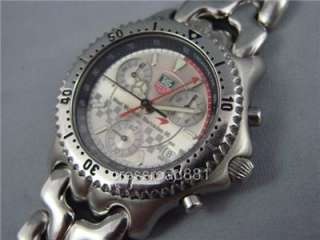 Mens Tag Heuer S/EL Chronograph Wrist Watch Great  