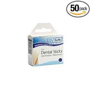  Dental Sticks Med Linden 125 Ct (50 Per Box) by Tepe Oral 