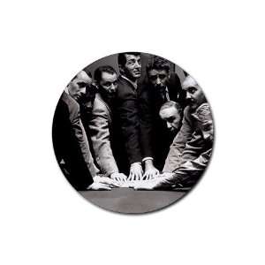  Rat pack oceans 11 Round Rubber Coaster set 4 pack Great 