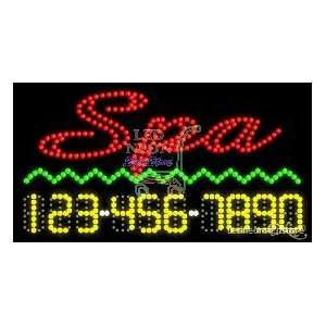Spa LED Sign 17 inch tall x 32 inch wide x 3.5 inch deep outdoor only 