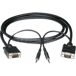  Cables To Go Monitor Audio/Video Cable. 12FT HD15+3.5MM M 
