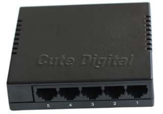 Ports 10/100Mbps Fast Ethernet Network Switch Hub  