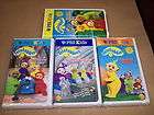 vhs teletubbies tele tubbies lot 4 pbs here come the+favorite things 