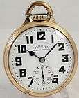 18s Hamilton 940 21j Pocket watch movement dial hands Good balance 