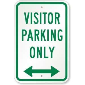   Parking Only (with Bidirectional Arrow) Diamond Grade Sign, 18 x 12