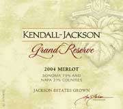 Kendall Jackson Grand Reserve Merlot 2004 