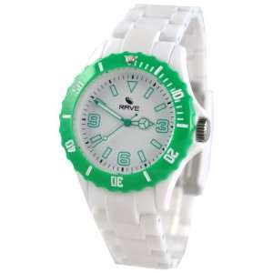  Unisex White Green Plastic Watch Rave RV1032 Electronics