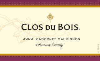   all clos du bois winery wine from sonoma county cabernet sauvignon