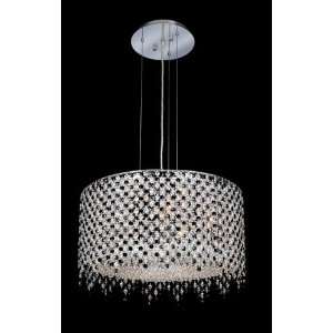  Impressive round drip formed crystal chandelier lighting 
