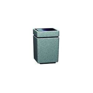   Outdoor Top Load Trash Can w/ ABS Liner, Graystone