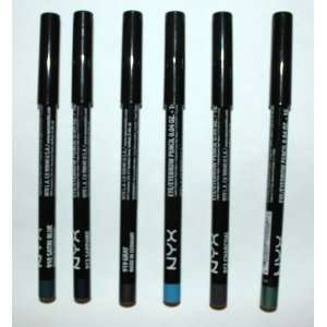   Eye liner / Eyebrow Pencils 6 Colors Shades of Blue and Gray Beauty