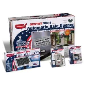  USAutomtic 020340 Medium 300 Solar Charged Automatic Gate 