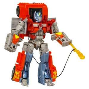  Transformers Fast Action Battlers Fire Blast Optimus Prime 