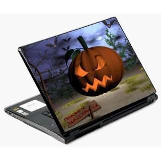   Univerval Laptop Skin Decal Cover   Halloween Pumpkin 