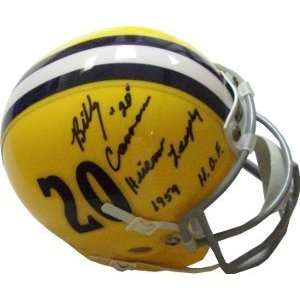  Billy Cannon signed LSU Tigers Authentic TB Mini Helmet 