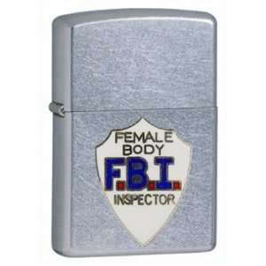  Zippo Custom Lighter   Novelty Funny Humor FBI Female Body 