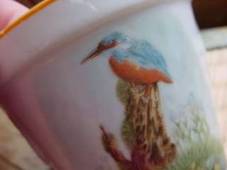 Vintage Flower Pots ~ Small Size Bunny and Bluebird  