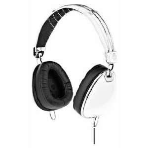  Skullcandy Aviator with Mic3 Headphones   White 