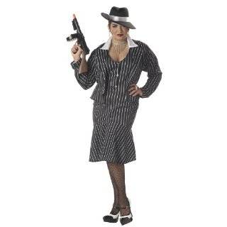    California Costumes Womens Gangster Lady Costume Clothing