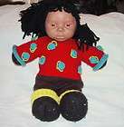 14 ANNE GEDDES RAG DOLL IN KNITTED SUIT BLACK AFRICAN AMERICAN F 20