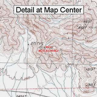  USGS Topographic Quadrangle Map   Inca, California (Folded 