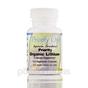  Priority One Priority Organic Lithium 5 mg 100 Vegetarian 