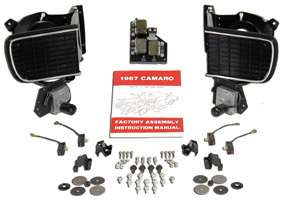 67 RS Camaro Headlamp Assembly Kit,New  