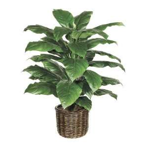    Pack of 2 Potted Artificial Spathiphyllum Plants 4