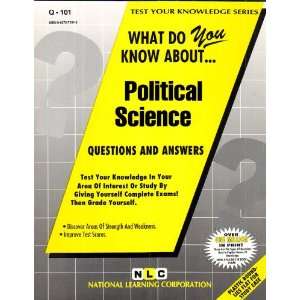  POLITICAL SCIENCE (Test Your Knowledge Series 