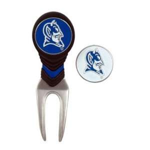  Duke Blue Devils Repair Tool W/ Golf Ball Marker/Chip 
