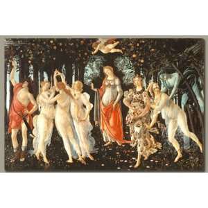  of Spring by Botticelli, Italian Made Fresco Reproduction on Plaster 