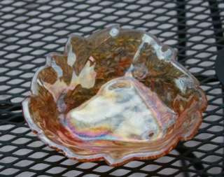 Carnival Indiana Glass Marigold Candy Dish Berry 1970  