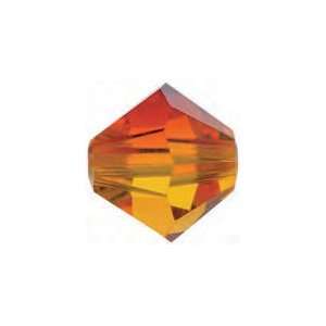 Fire Opal Swarovski Bicone Crystal Beads 6mm (18)