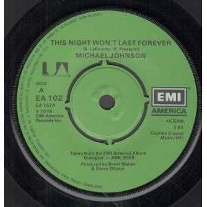   LAST FOREVER 7 INCH (7 VINYL 45) UK EMI 1979 MICHAEL JOHNSON Music