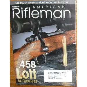  American Rifleman Magazine, November 2003 Various Books