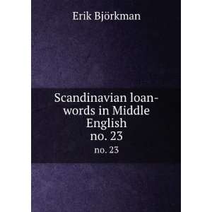  Scandinavian loan words in Middle English. no. 23 Erik 