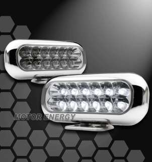 UNIVERSAL FRONT BUMPER WHITE LED FOG LIGHTS LAMPS EXCURSION EXPEDITION 