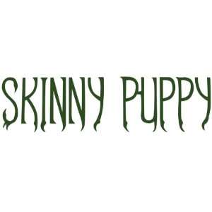  Skinny Puppy   Green Logo Cut Out Decal Automotive