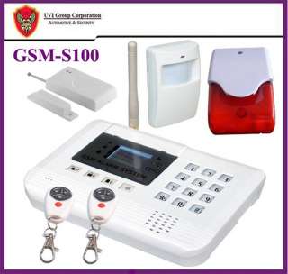   System with 2 way communication and 2 outputs and SMS Control, S100